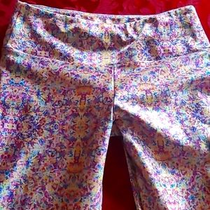 Gold sheep leggings womans medium sprinkles!!! Full length